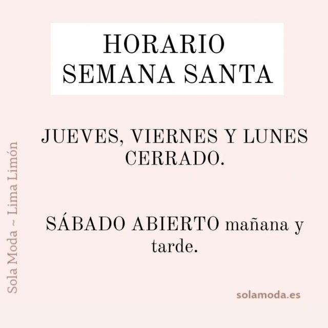#semanasanta #felicesvacaciones #comerciolocal